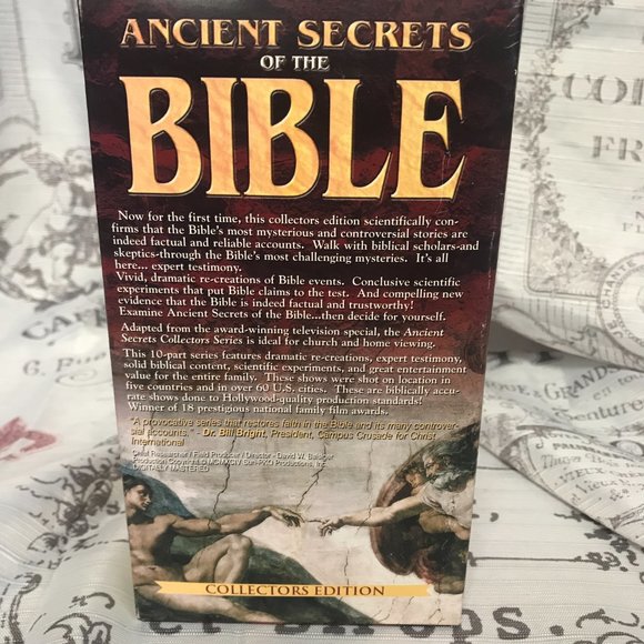 5 VHS set Ancient secrets of the bible Collectors edition - Picture 2 of 8